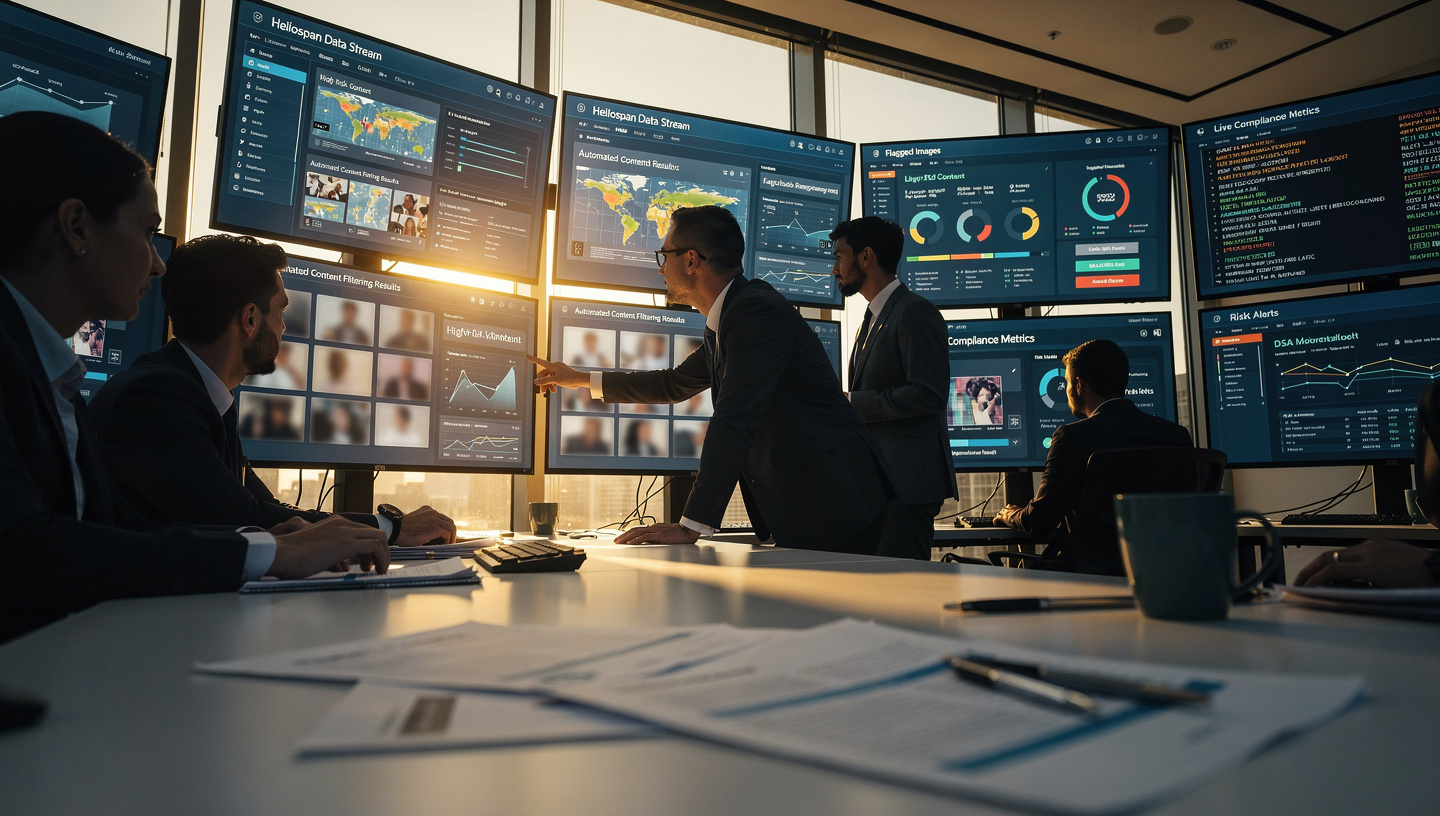 DSA Compliance Through Heliospan Analysis: How AI-Powered Content Moderation Ensures Platform Conformity
